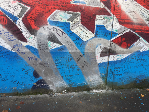 The Art of Love &amp; Money Ireland Peace Wall Belfast Ireland